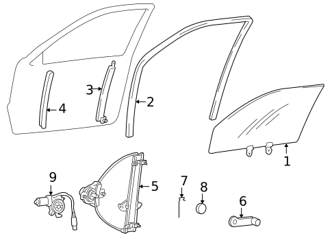 Rear Door for 2000 Hyundai Accent #1