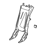 8664568 - Body: Seat Back Frame for Volvo Image