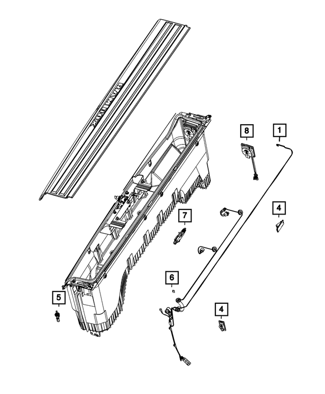 68428853AA - Electrical: Bin Wiring for Mopar Image