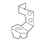 60847TBA305ZZ - : 2016-2022 Honda - Support R Front Side Frame for Honda: Civic, Insight Image