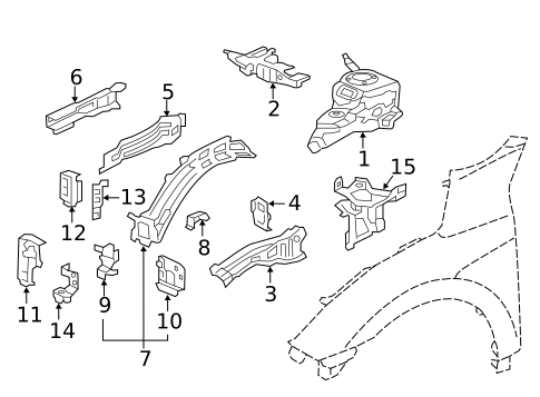 Floor & Rails for 2019 Honda Civic #3