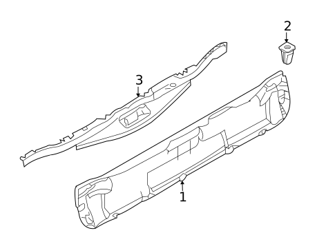 Interior Trim - Tail Gate for 2017 BMW X5 #0