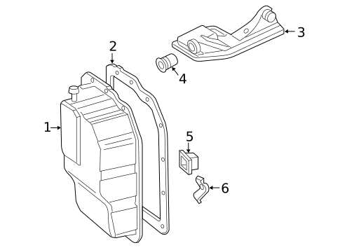Transaxle Parts for 2008 Ford Escape #0