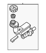 D60104BA0A - Body: Master Cylinder for Nissan: Rogue Image