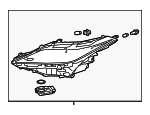811100E580 - : Headlamp Assembly for Lexus Image