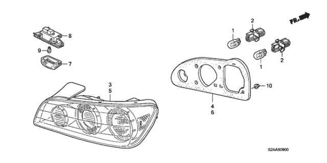 Taillight - License Light for 2008 Honda S2000 #0