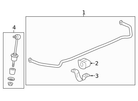 Stabilizer Bar & Components for 2017 Buick Regal #2
