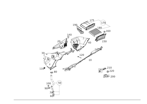 Water Baffle with Intake Shell for 2024 Mercedes-Benz G63 4x4 Squared AMG #0