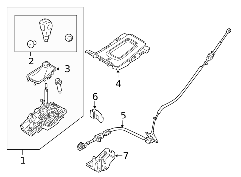 Shifter Housing for 2012 Ford Edge #0