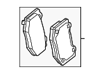 23271117 - Brakes: Brake Pads for Cadillac: ATS, CT6, CTS, XTS | Chevrolet: Corvette Image