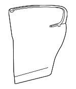 7570730080 - Body: Upper Molding for Lexus: GS300, GS350, GS430, GS450h, GS460 Image