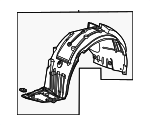 741003BHA00 - : Fender Liner for Acura Image