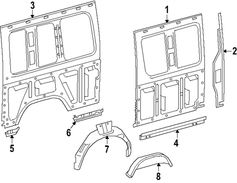 Inner Structure for 2025 Mercedes-Benz eSprinter #0