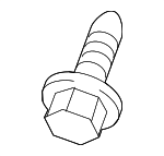 90159A0059 - Body: Splash Guard Screw for Toyota: Avalon, Camry, Corolla, Corolla Cross, Grand Highlander, Highlander, RAV4, RAV4 Prime, Sequoia, Sienna, Tacoma Image