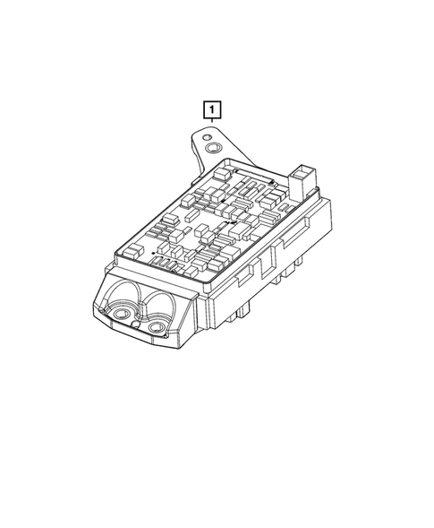 Power Distribution, Fuse Block, Junction Block, Relays and Fuses for 2024 Jeep Grand Cherokee #6