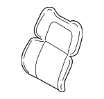 GD9Z5464417CF - Body: Seat Back Cover for Lincoln: Continental Image