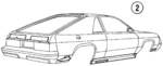 4342638 - Body: Stripe Tape for Dodge: Charger Image