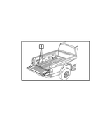 82206435 - Mopar Accessories - Component Parts: Molded Cargo Tray for Mopar Image