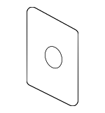 87323AR000 - Body: Sealing Strip for Genesis: Electrified GV70, GV70 Image