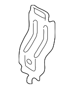 51168195367 - Body: Center Bracket for BMW: 525i, 528i, 540i, M5 Image