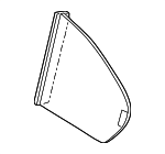 51167110205 - Body: Sunshade for BMW: 525i, 528i, 530i, 540i, M5 Image