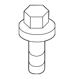 9011906506 - Body: Upper Tie Bar Bolt for Toyota: Echo, Tacoma Image