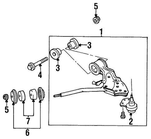 Suspension Components for 1993 Cadillac Allante #0
