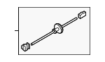 8X0971170 - Electrical: Center High Mount Stop Light Wiring Harness for Audi Image