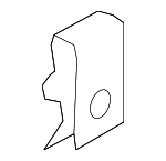 N90559101 - Electrical: High Mount Lamp Nut for Audi: A4 allroad, A6 allroad, Q3, Q7, RS6 Avant, SQ7 Image