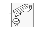 74226T20A00 - Body: Water Shield for Acura Image