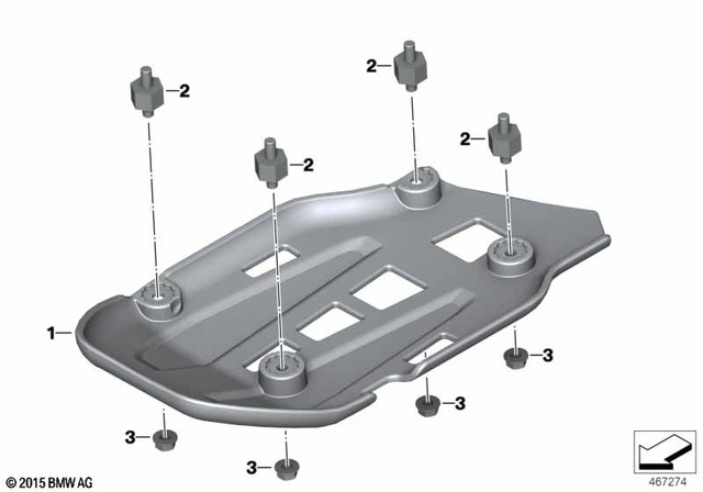 11118526642 - : Engine Guard, Plastic for BMW-Motorrad Image