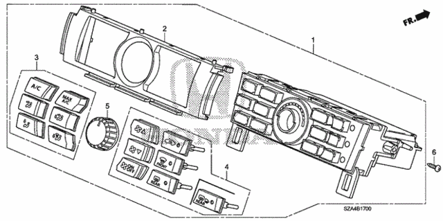 Heater Control for 2010 Honda Pilot #0