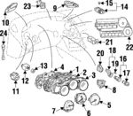 832421U310 - : Tachometer for Toyota Image