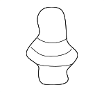 91562S0XA01 - Body: Air Outlet Vent Clip for Honda: Accord, Accord Crosstour, Civic, CR-V, Crosstour, Fit, HR-V, Odyssey Image