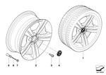 36116783634 - : Wheel, Alloy for BMW Image