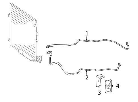 Trans Oil Cooler for 2010 Mercedes-Benz R350 #0