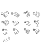 68201932AA - Electrical: Cable Clip for Mopar Image
