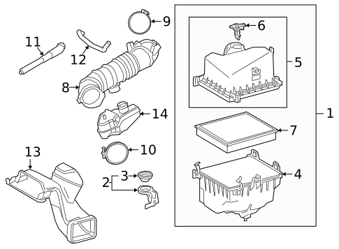 Air Intake for 2025 Lexus ES350 #0