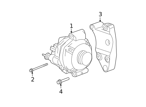 Alternator for 2007 Dodge Magnum #0