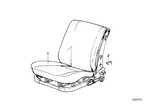 52101945543 - Seats: Clamp for BMW Image