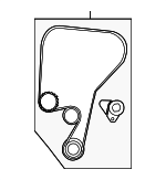 30731727 - Engine: Timing Belt for Volvo Image