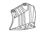 86677DW500 - Body: Bumper Splash Shield for Kia Image