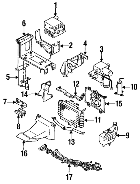 Ride Control Components for 1993 INFINITI Q45 #0