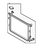 253103N800 - : Radiator Assembly for Hyundai: Equus Image