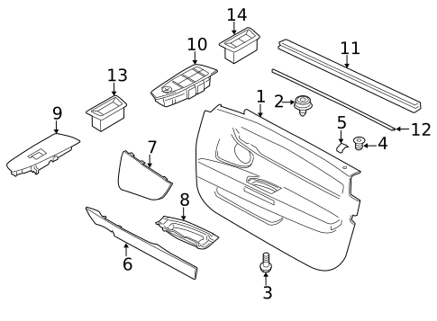 Trunk for 2012 BMW 750Li xDrive #0