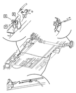 6502468 - Parking Brake: Hex Flange Head Screw, Mounting for Chrysler: Pacifica, Town &amp; Country, Voyager | Dodge: Caravan, Durango, Grand Caravan, Ram 2500, Ram 3500 | Jeep: Wrangler Image