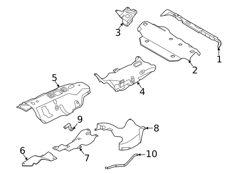 Under Cover & Splash Shields for 2020 Land Rover Defender 90 #0