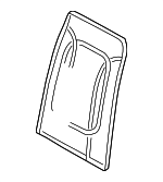 8E0881969BQAU - Body: Seat Back Panel for Audi: A4, A4 Quattro, RS4, S4 Image