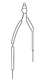8H0881595 - Body: Folding Seat Release Cable for Audi: A4, A4 Quattro, RS4, S4 Image