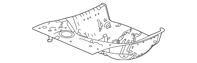 2021-2025 Acura TLX Spare Tire Panel 65550-TGV-A00ZZ | OEM